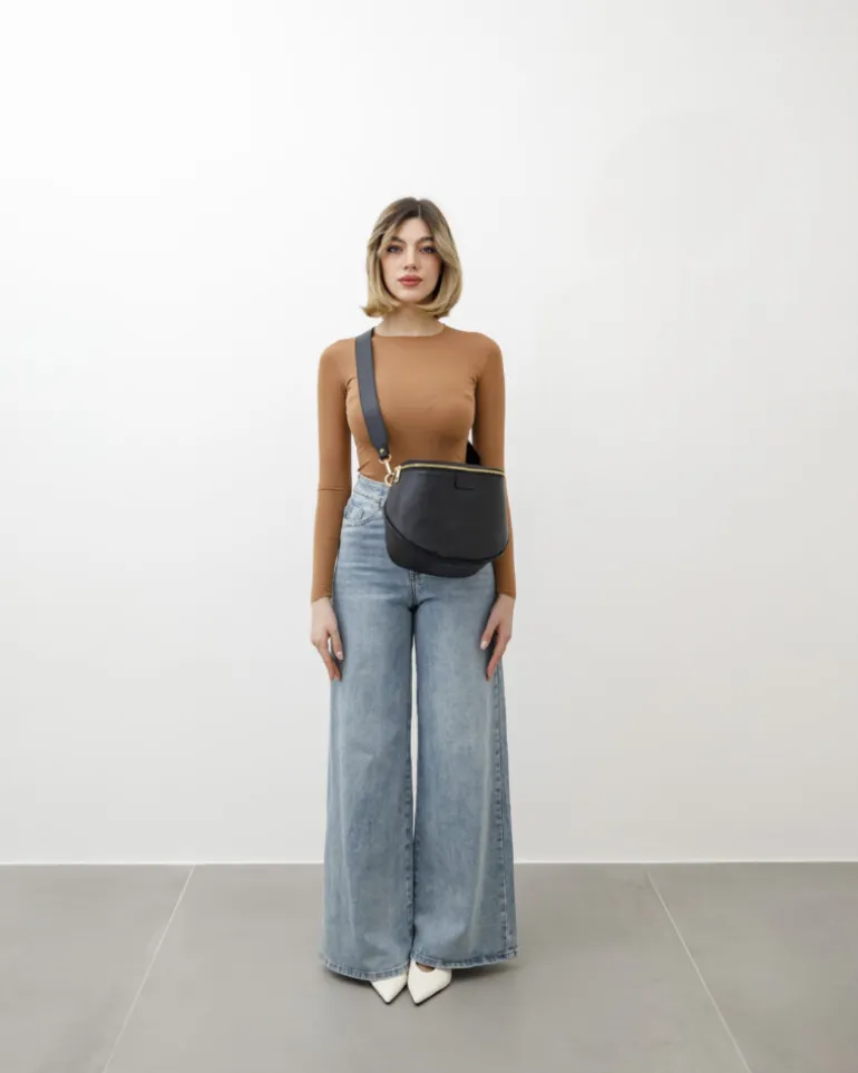 Tracolla in pelle BORDEAUX – LOVING BAGS