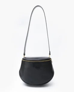 Tracolla in pelle NERA – LOVING BAGS