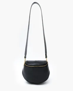 Tracolla in pelle NERA – LOVING BAGS