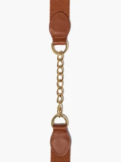 Tracolla ISABELLA cuoio con catena – LOVING BAGS