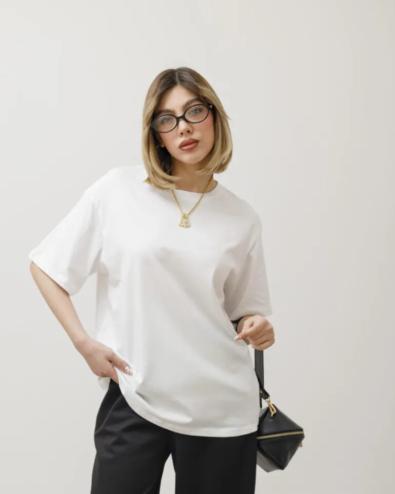 T-shirt basic in cotone – 85201