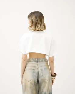 T-shirt crop in cotone premium – LBA0908
