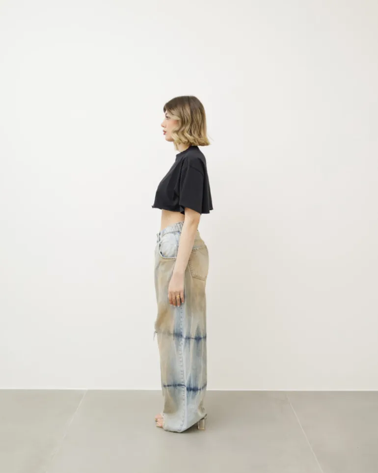 T-shirt crop in cotone premium – LBA0908