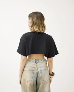 T-shirt crop in cotone premium – LBA0908