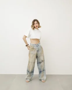 T-shirt crop in cotone premium – LBA0908