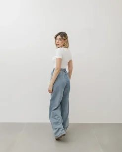 T-shirt in cotone aderente – 8157