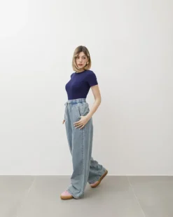 T-shirt in cotone aderente – 8157