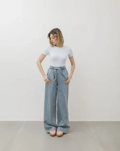 T-shirt in cotone aderente – 8157