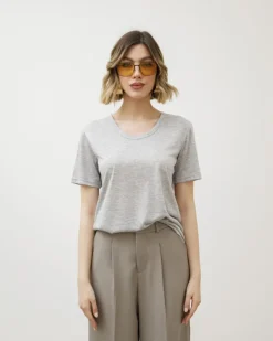 T-Shirt in lyocell – 5253slcbn